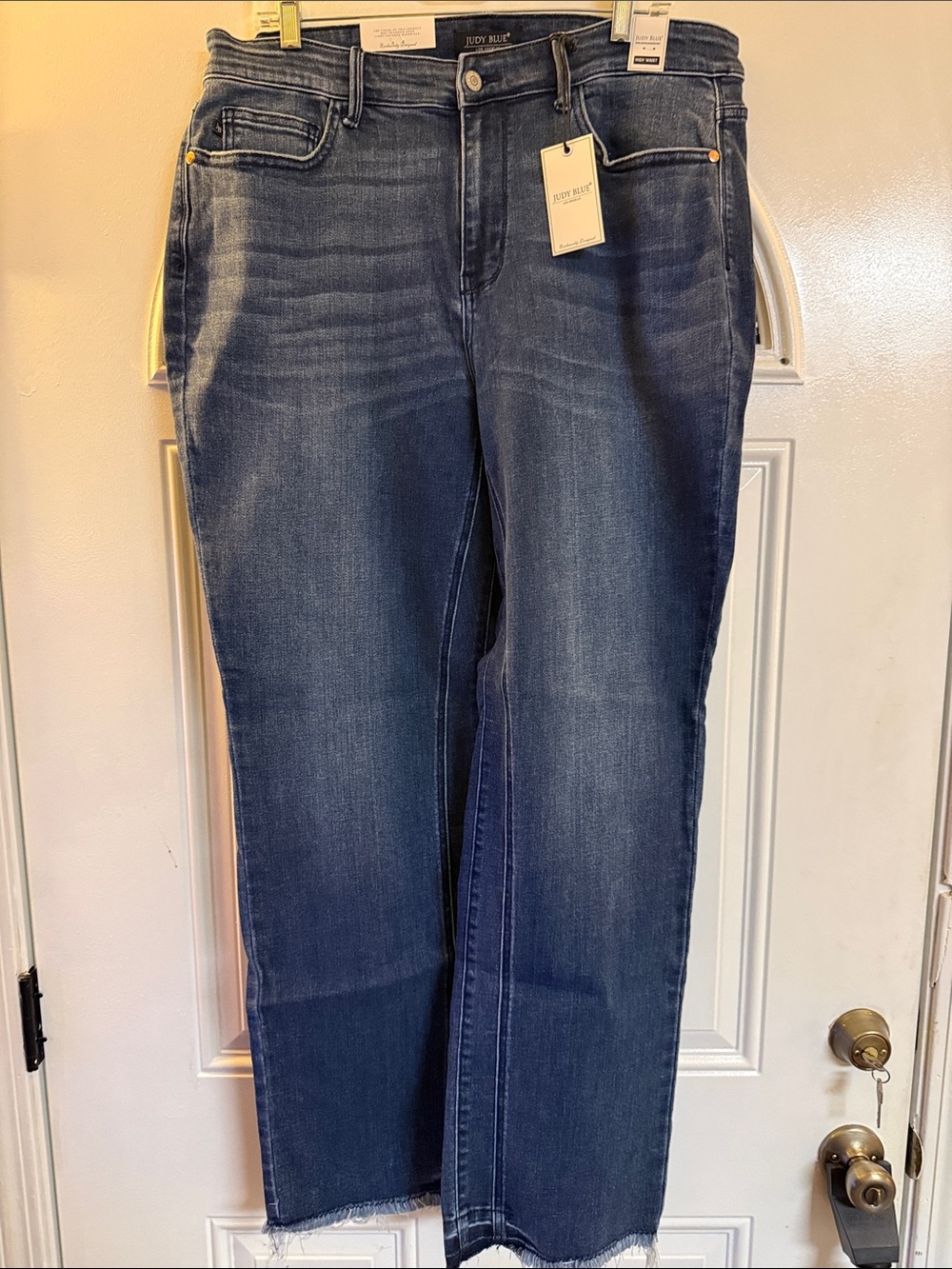 Judy Blue Indigo High-Rise Straight Fit Jeans
